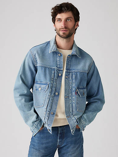 

Куртка типа II 1953 г Levi's, цвет Harlequin - Medium Wash