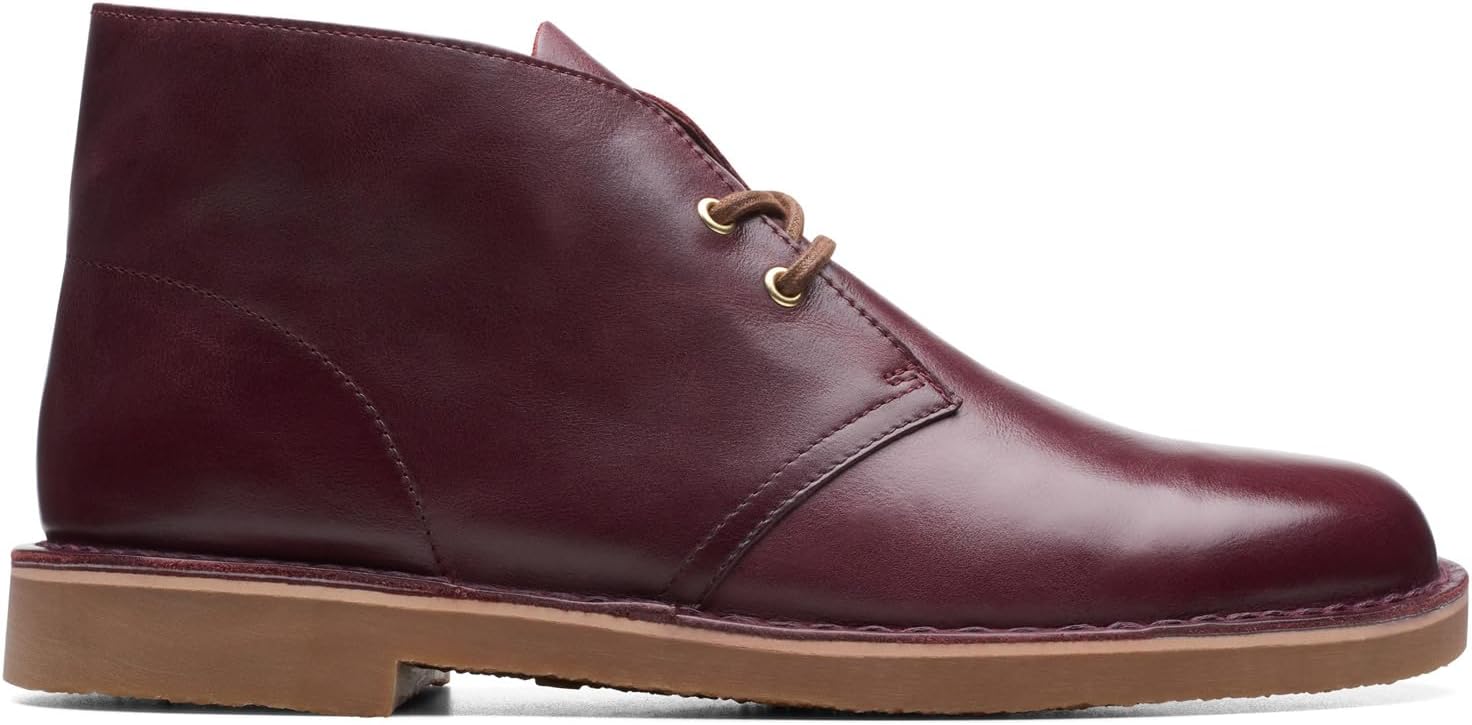 Мужские ботинки Clarks Bushacre3 Chukka, бордовый — фото 2