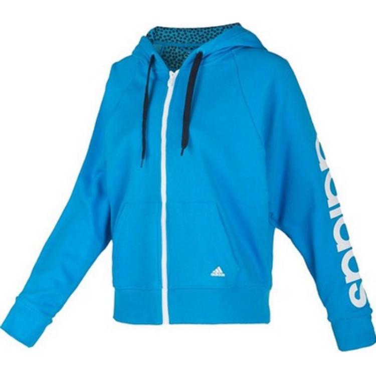 Adidas Женская куртка небесно-голубого цвета, Sky Blue — фото 2