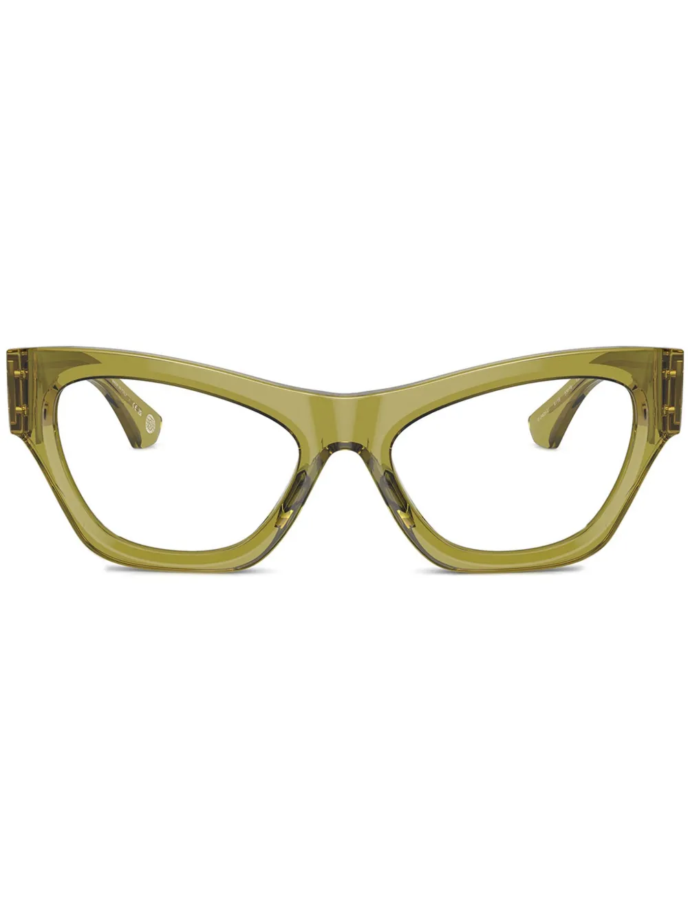 

Очки в оправе 'кошачий глаз' Burberry Eyewear, зеленый