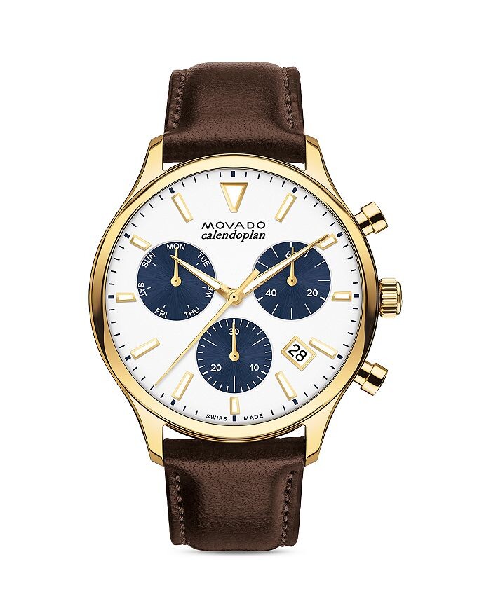 

Хронограф Movado Calendoplan серии Heritage, 43 мм