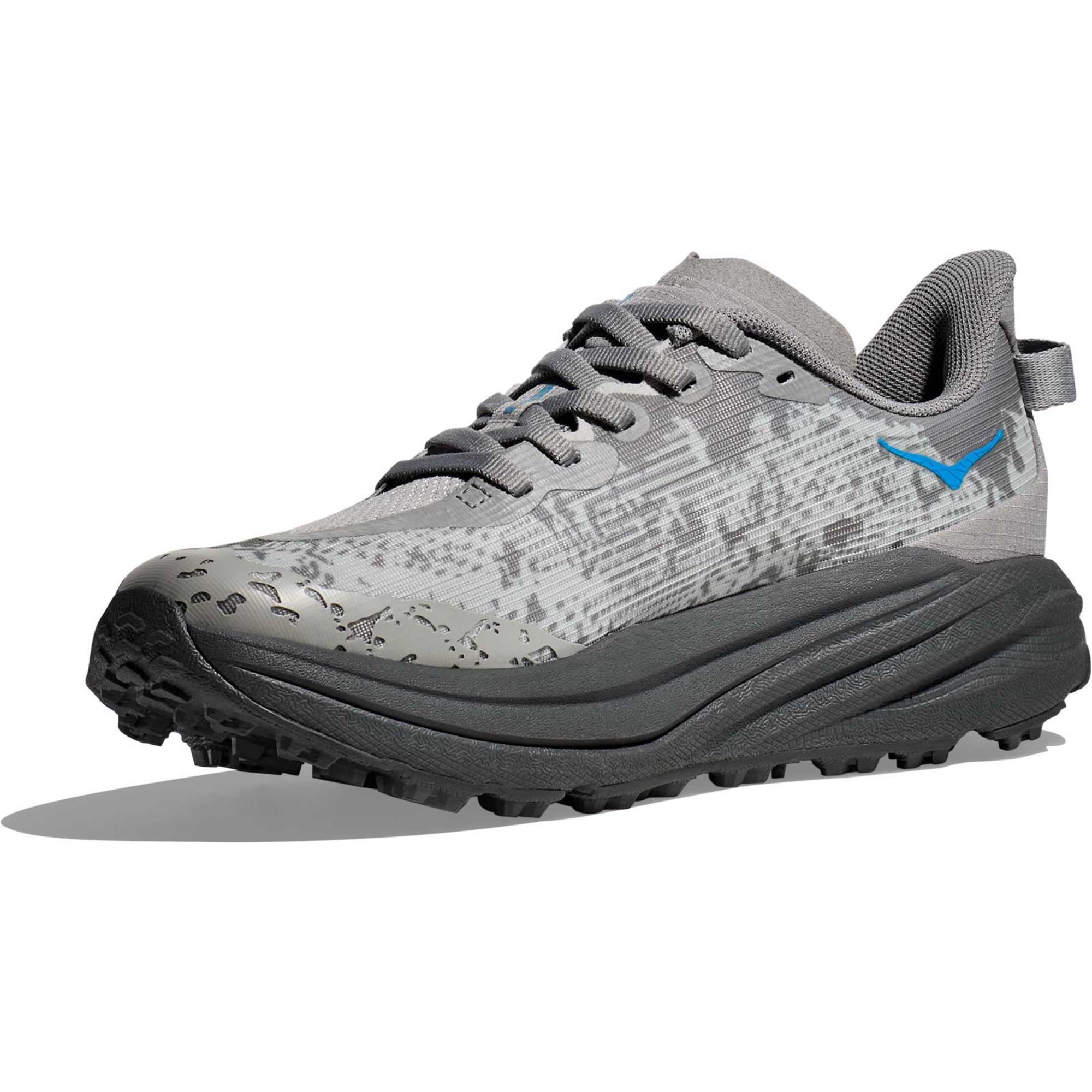 Детские кроссовки для бега по пересеченной местности Speedgoat 6 HOKA, Galactic Grey/Hoka Blue — фото 4