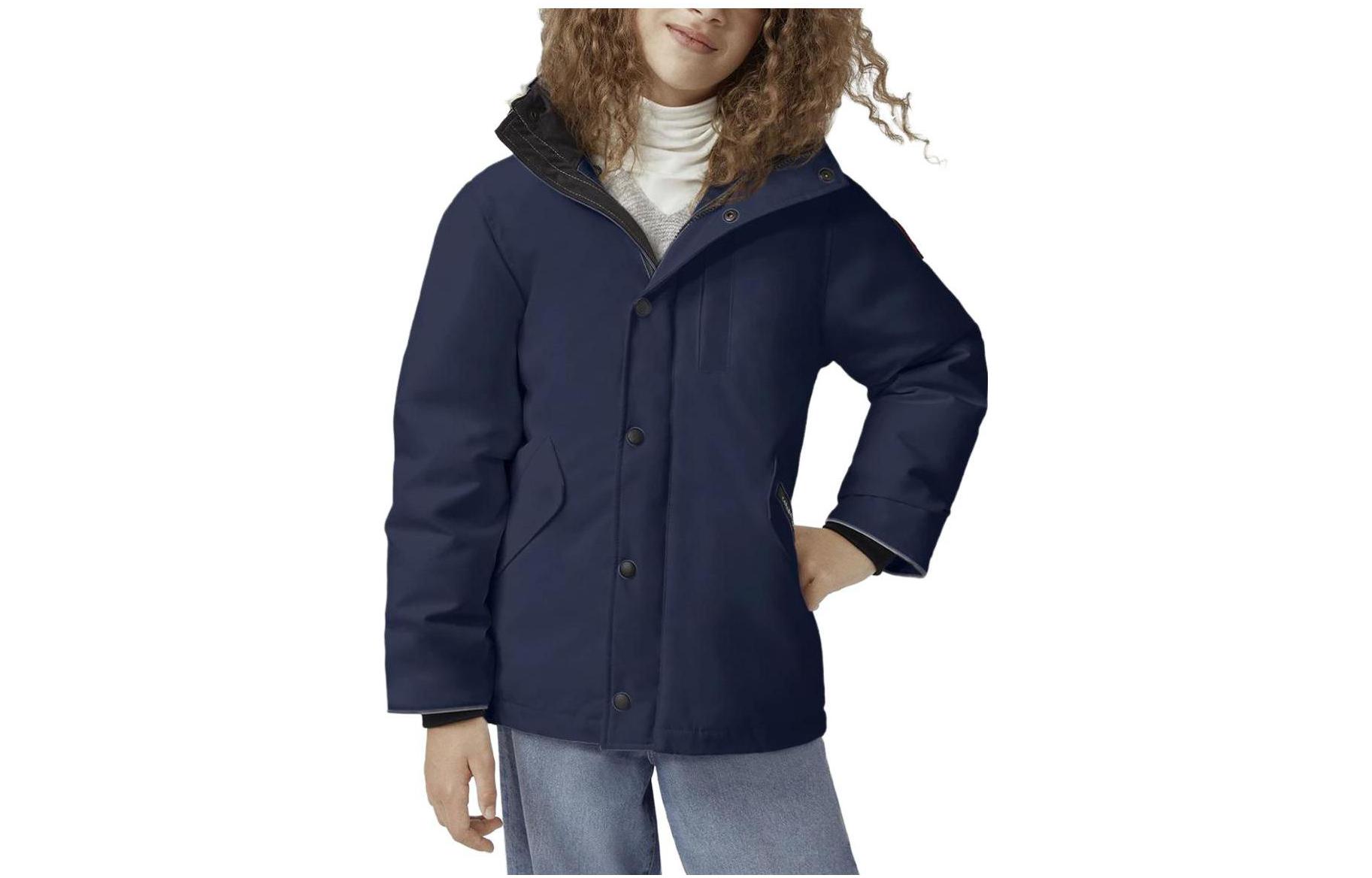 

Детская пуховая куртка Canada Goose, тёмно-синяя