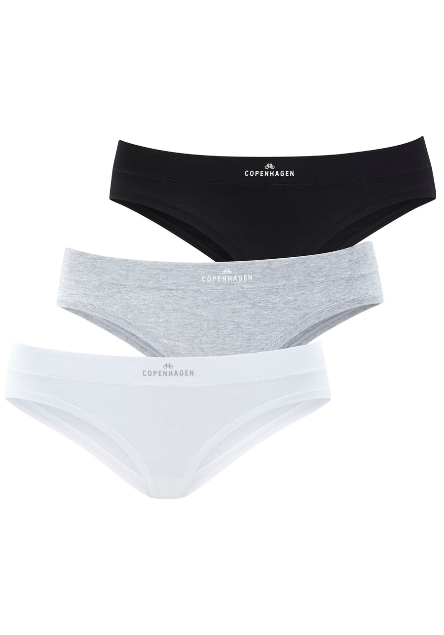 

Трусики Copenhagen Studios, цвет Silver grey/Light grey/Black