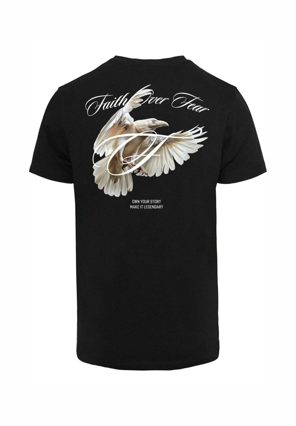 

Футболка с принтом FEARLESS CROW Mister Tee, черный