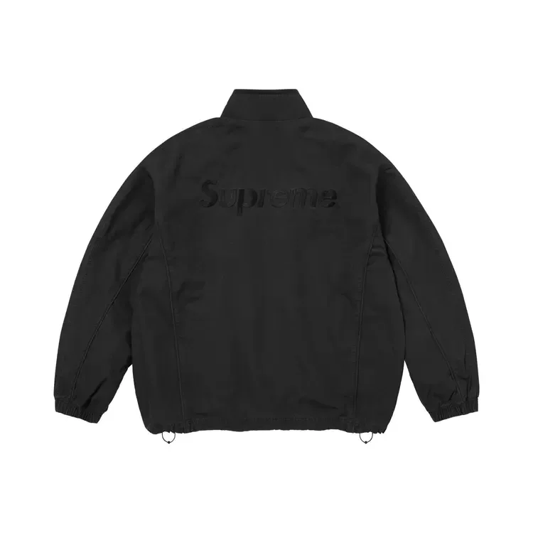 Спортивная куртка Supreme x Umbro из хлопка рипстоп, черная — фото 2