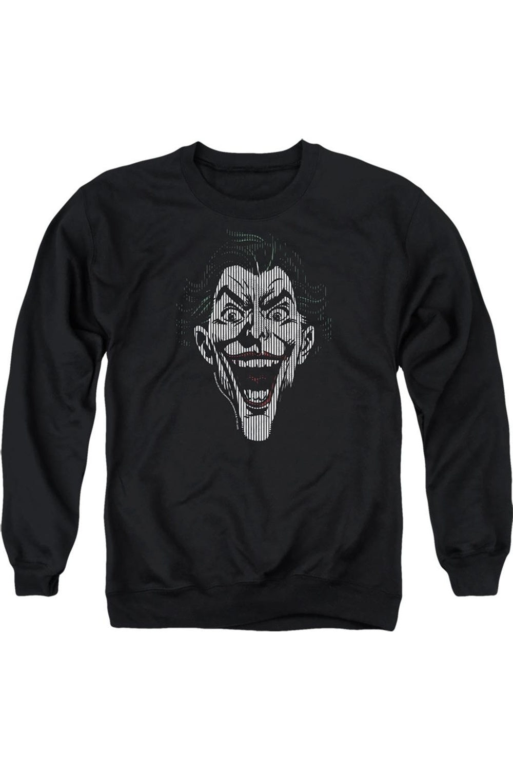 

Толстовка Batman Joker Lines для взрослых с круглым вырезом Gildan, черный