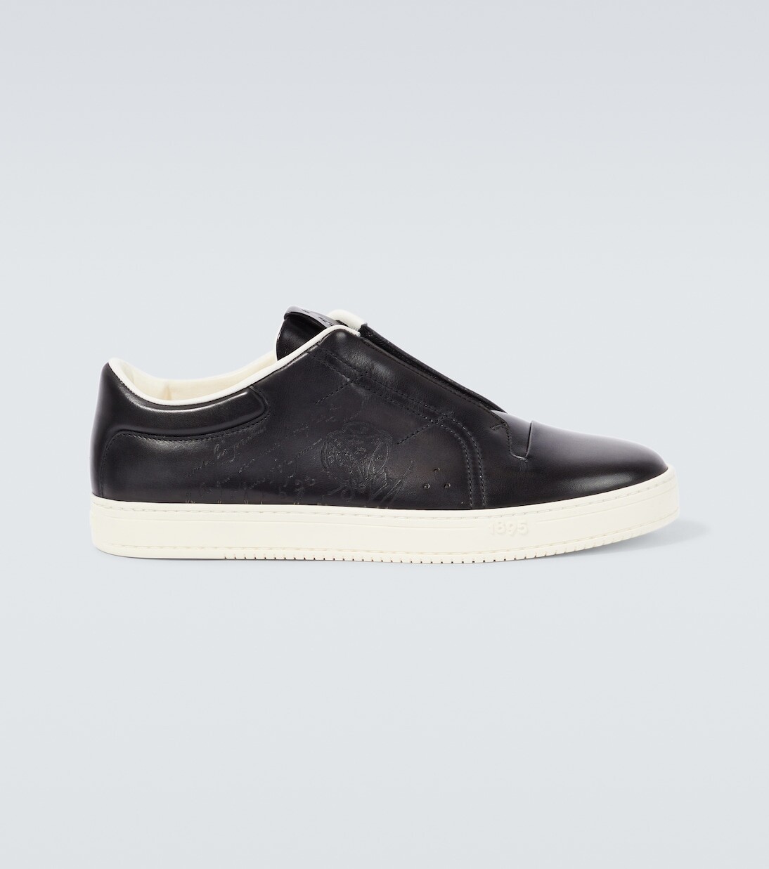 

Кожаные слипоны playtime scritto Berluti, черный