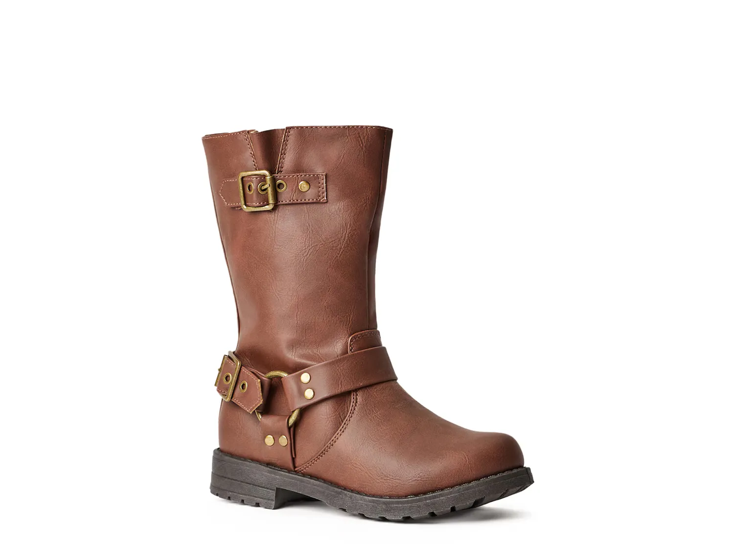 

Сапоги Tall Harness Moto Boot Fabkids, темно-коричневый