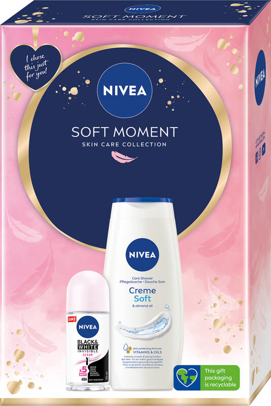 

Nivea, Soft Moment, подарочный набор уходовой косметики, 2 шт