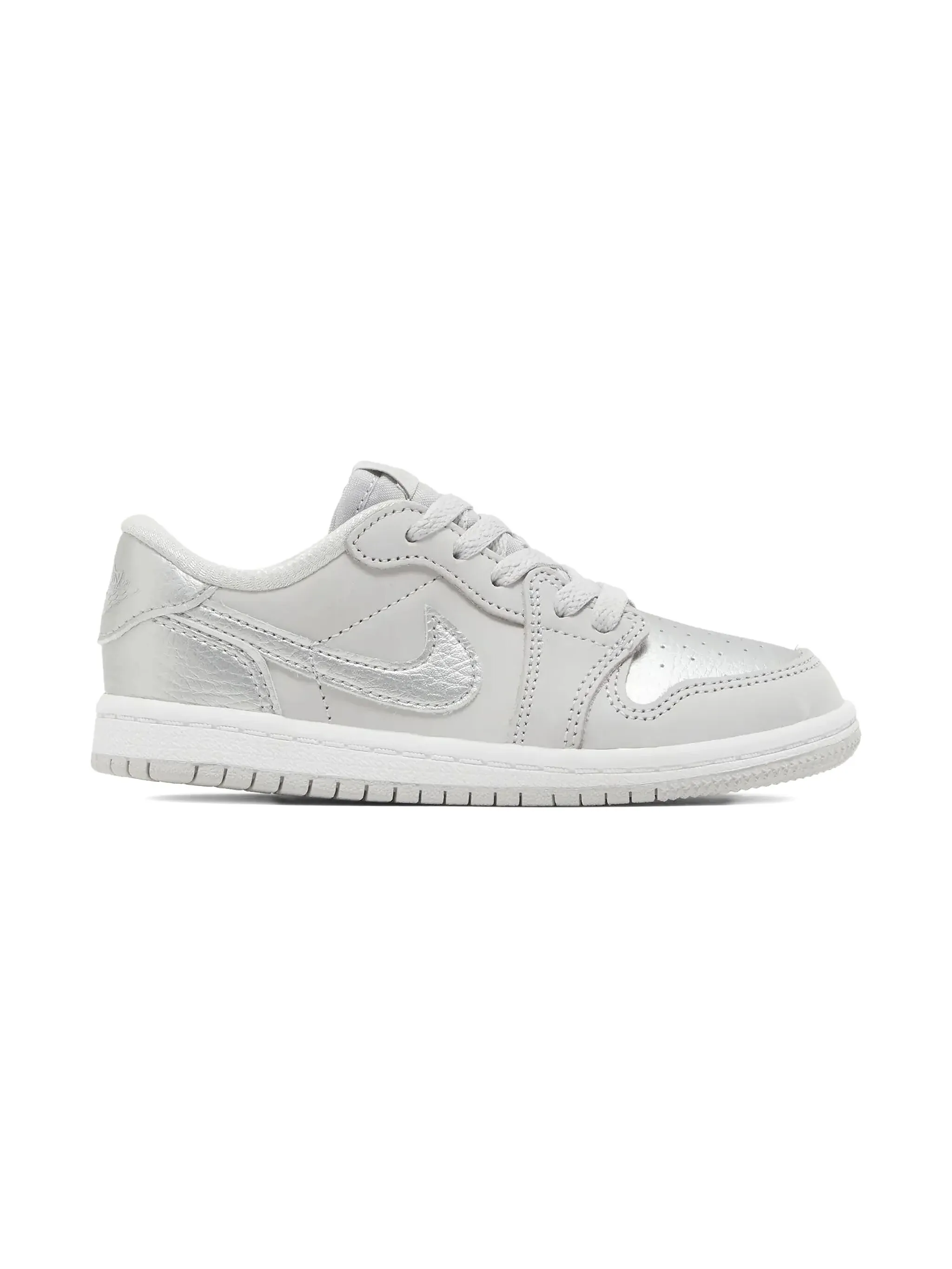 Кроссовки Jordan 1 Low OG Jordan Kids, серебристый — фото 2
