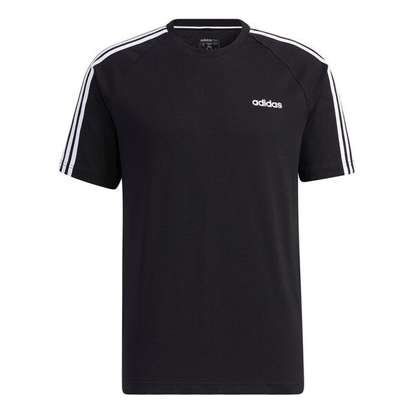 

Футболка adidas neo M Ce 3s Tee Contrasting Colors Sports Round Neck Short Sleeve Black, мультиколор