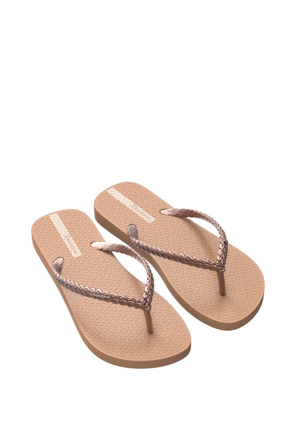

Хромированные шлепанцы Exuberance Sunkiss Tan Debenhams, коричневый