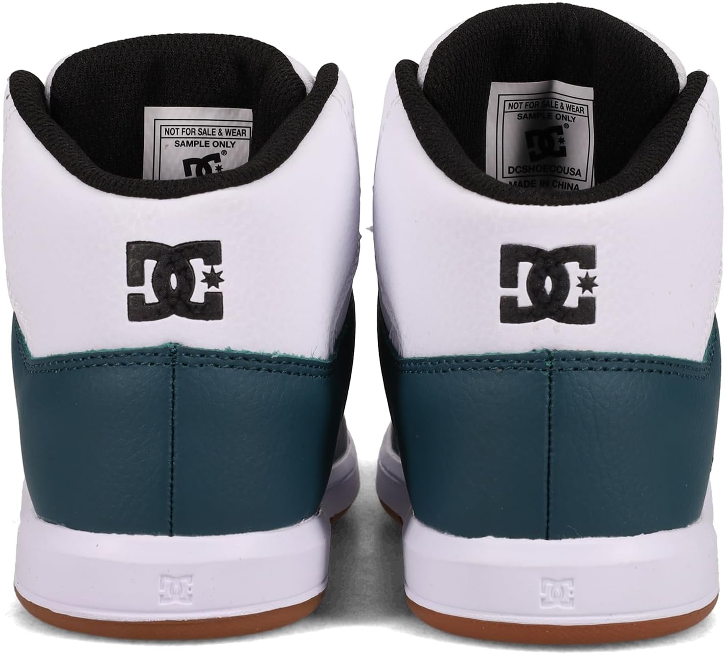 Детские кроссовки DC Shoes Cure Hi Top, белый/бирюзовый — фото 3