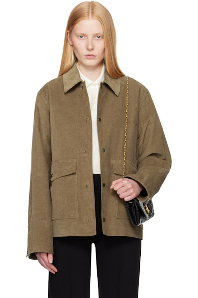

Куртка цвета серого вельвета Burberry