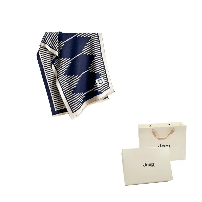 

Вязаный шарф Unisex Jeep, синий