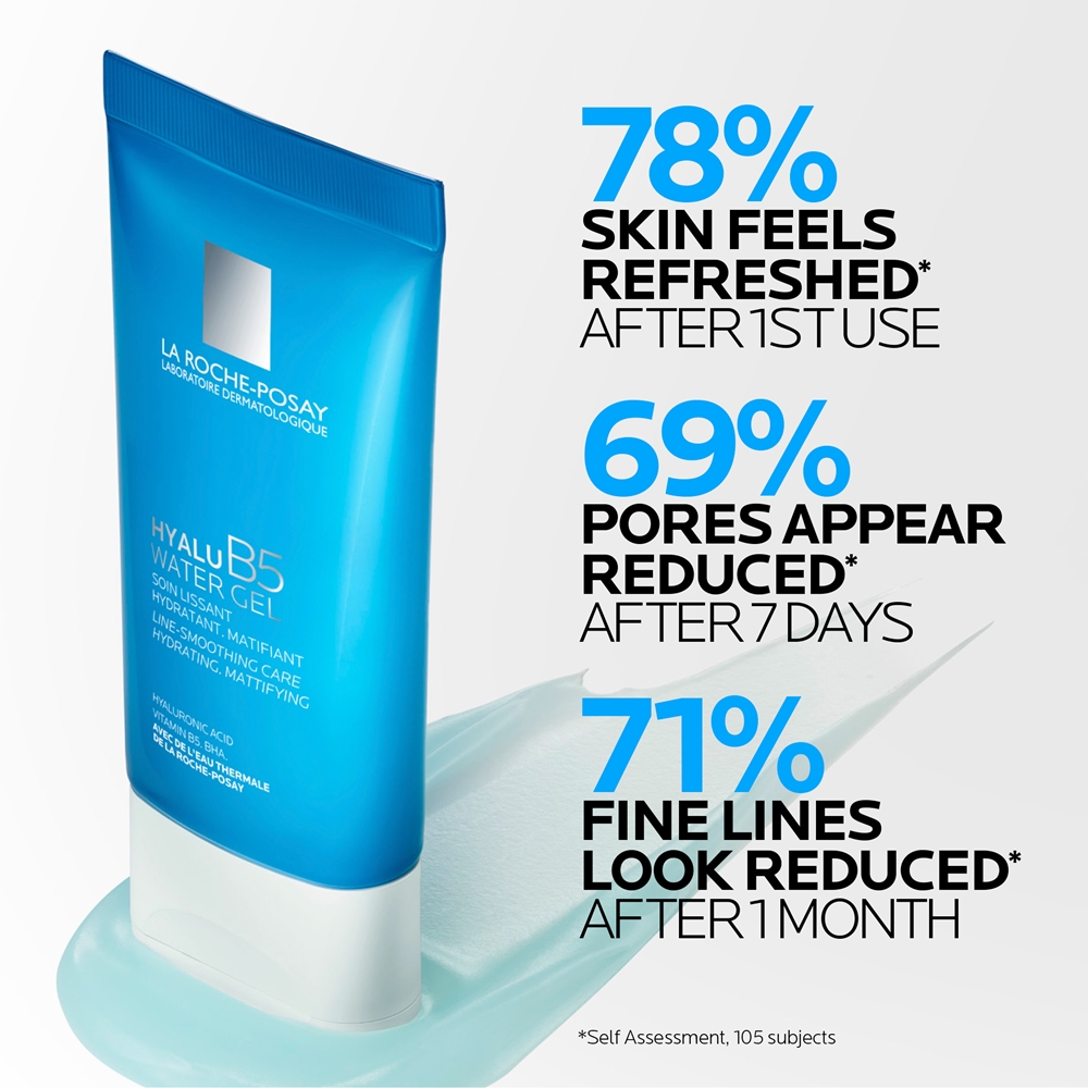Крем для лица SPF LA ROCHE-POSAY Hyalu B5 Water Gel с легкой текстурой увлажняющий гель — фото 4