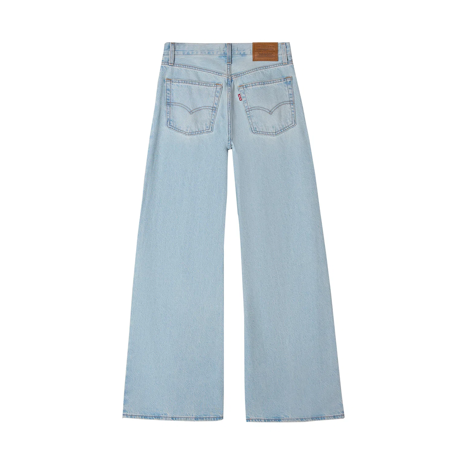 Джинсы Loose Boot Distressed Levis, Light Blue — фото 3