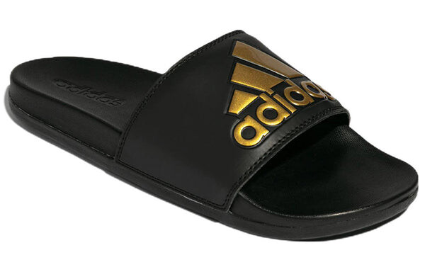 Тапочки adilette комфорт слайд Adidas, черный — фото 3