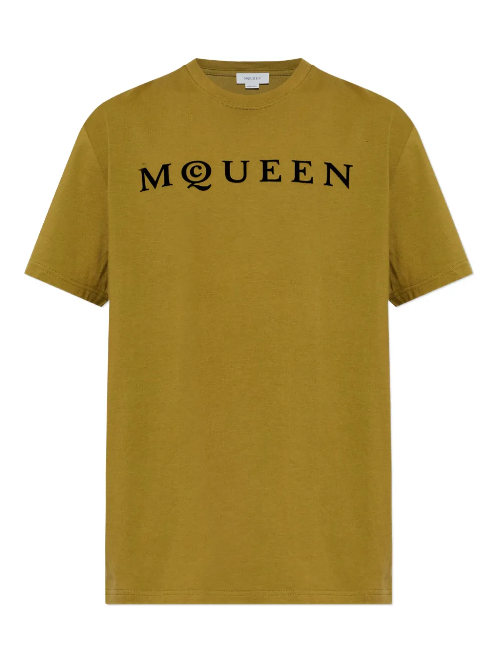 

Футболка с логотипом Alexander Mcqueen, коричневый