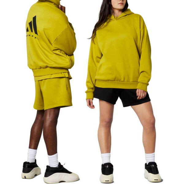 Толстовка с капюшоном баскетбольная толстовка Adidas, зеленый — фото 3