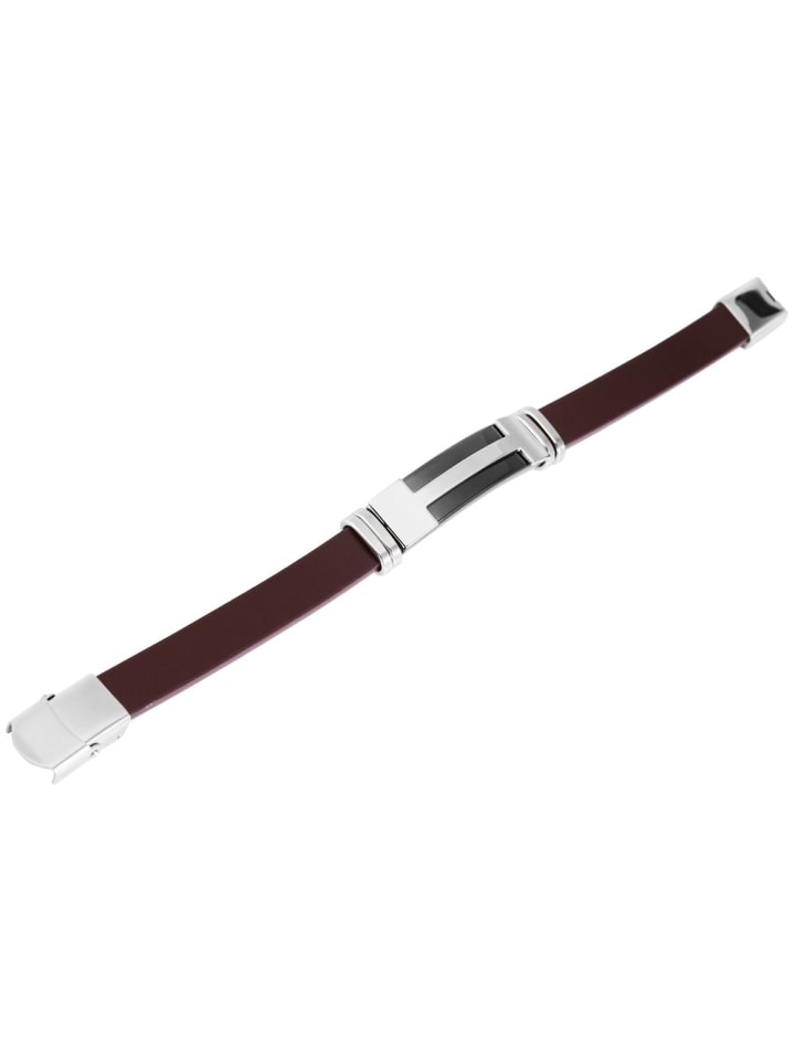 

Adeliás Мужской кожаный браслет, 22 см, коричневого цвета