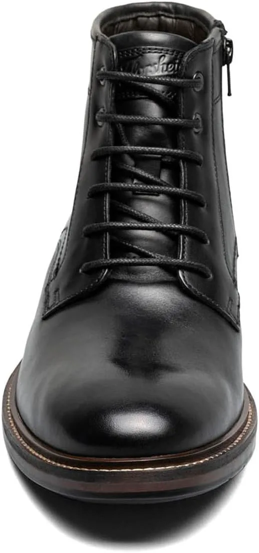 Мужские ботинки Florsheim Forge с закрытым носком и шнуровкой, черные, черный — фото 3