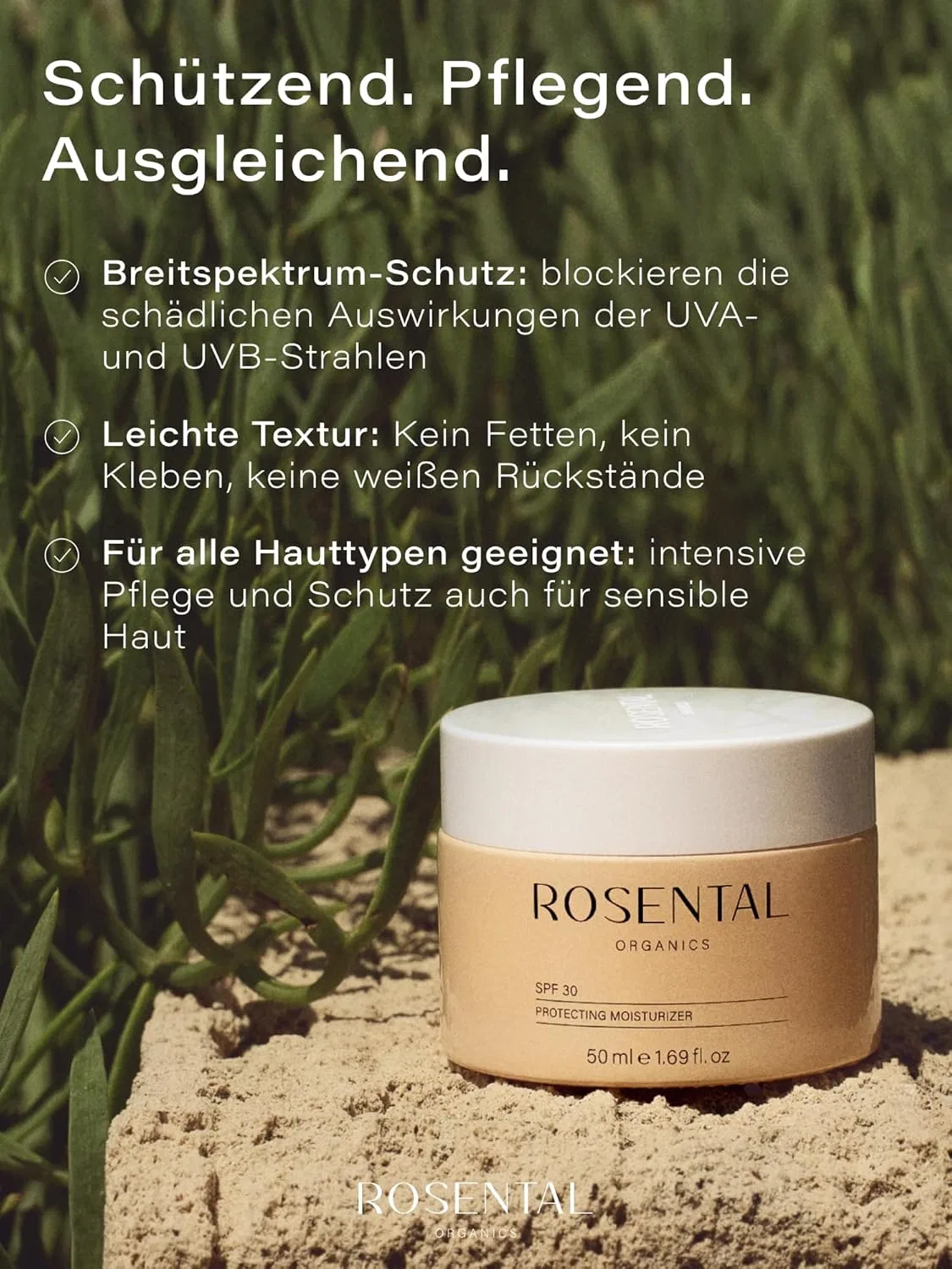 Крем для лица SPF30 ROSENTAL Дневной увлажняющий от Organics