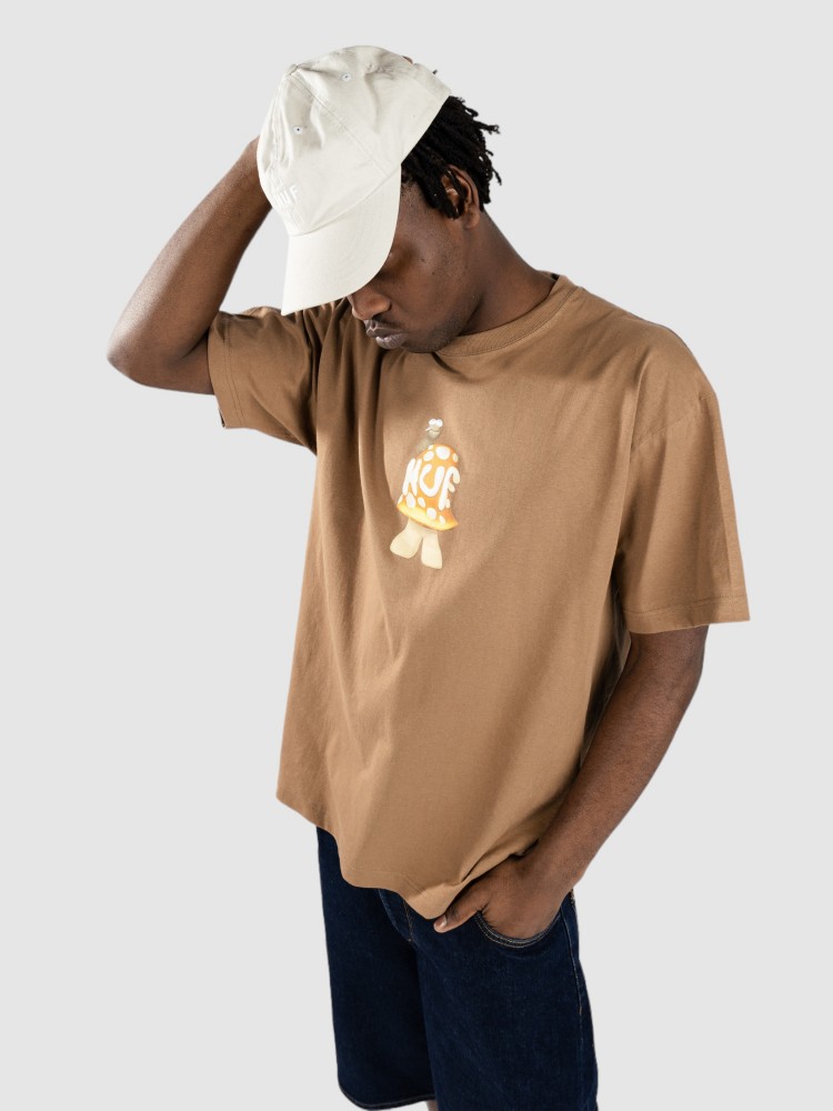 

Футболка HUF Shroomery T-Shirt, camel