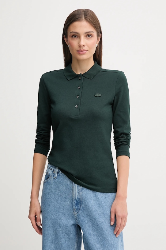 

Лонгслив Lacoste, зеленый
