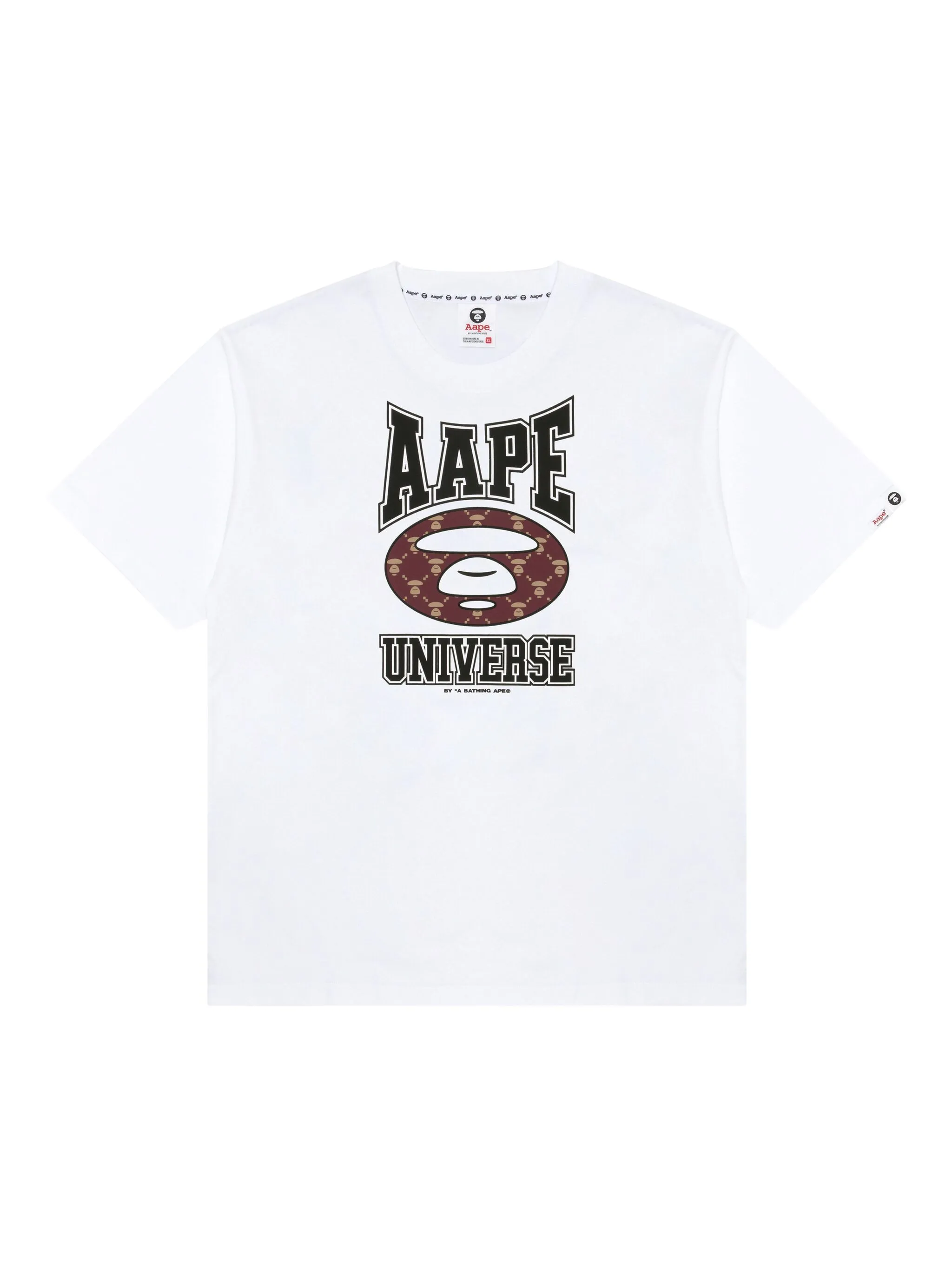 

Футболка с логотипом Aape By A Bathing Ape, белый