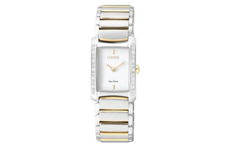 

CITIZEN Часы Women's Ecology Drive Collection Watch, White Dial