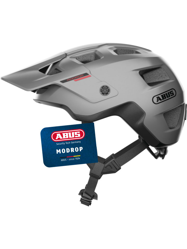 

ABUS Велосипедный шлем MoDrop из титана серебристого цвета