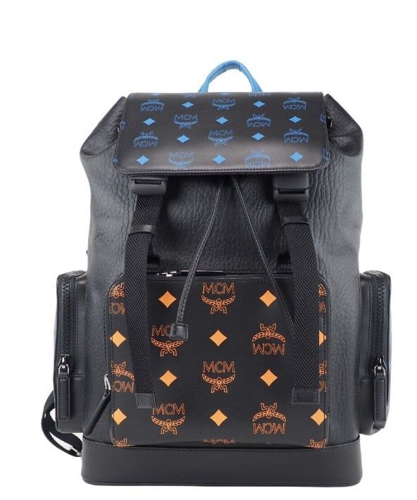 

Средний рюкзак Splash Signature Visetos из шагреневой кожи MCM