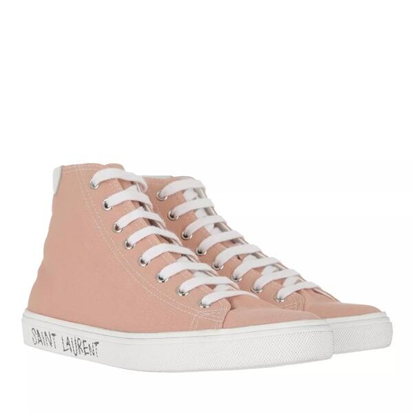 

Кроссовки malibu mid top sneakers Saint Laurent, розовый