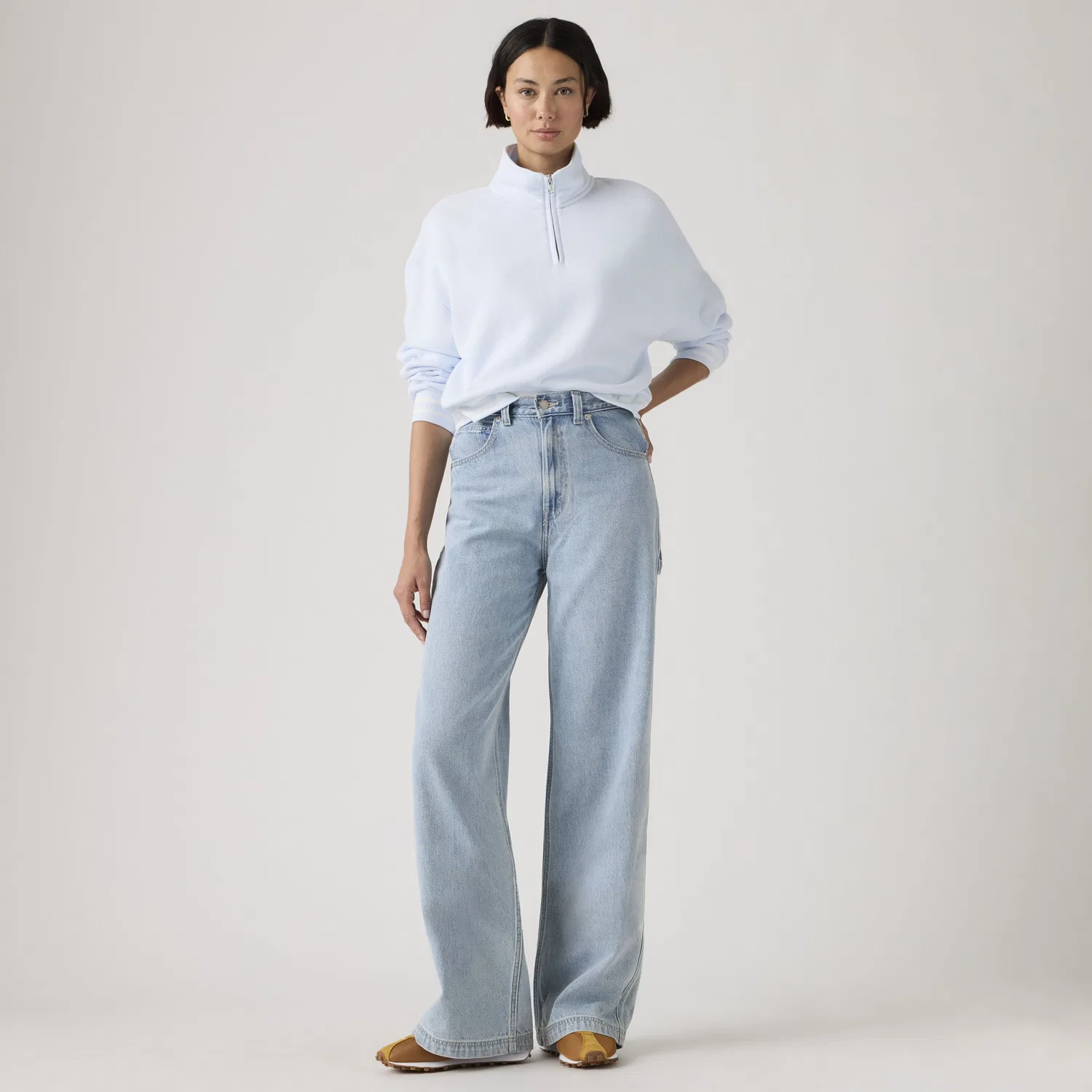 Легкие женские джинсы Cinch Baggy Carpenter Levi's, Light Wash