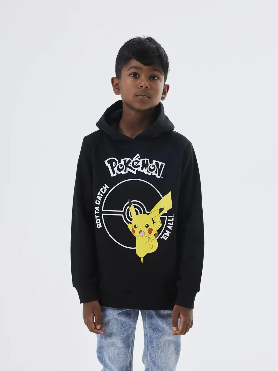 

Толстовка Name It "NKMNOSCAR POKEMON SWEAT WH BRU NOOS BFU", черный