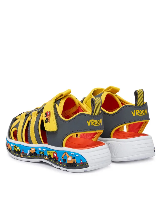 Skechers Детская игровая доска Сандалии Play Scene Splash 407041N/CCYL, разноцветная — фото 3