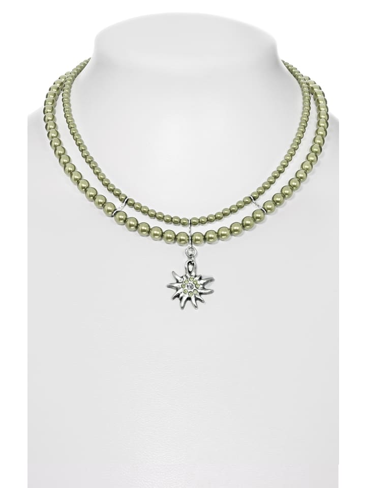 

Schuhmacher Жемчужное ожерелье 006-9197 оливкового цвета