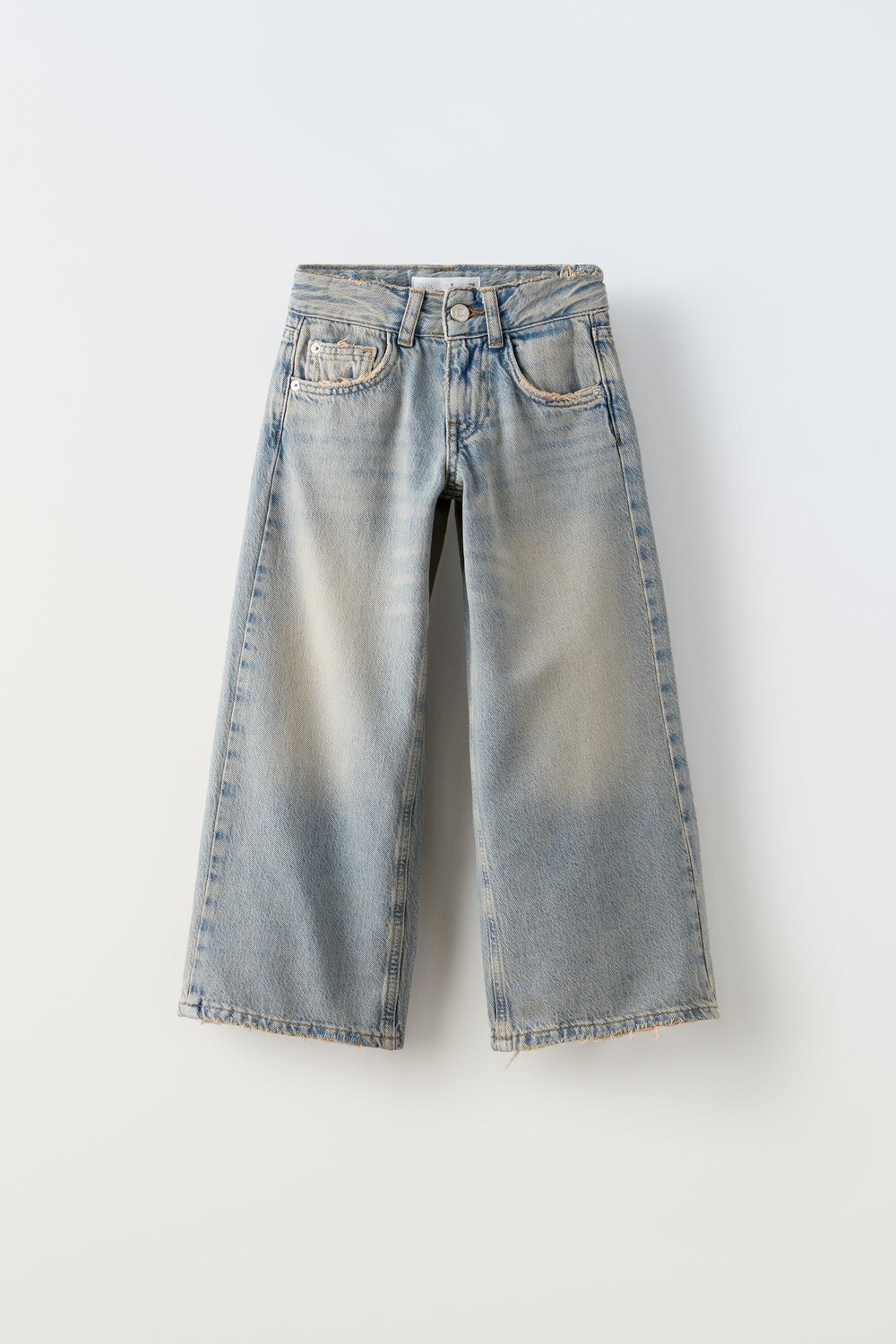

Широкие джинсы Zara, синий
