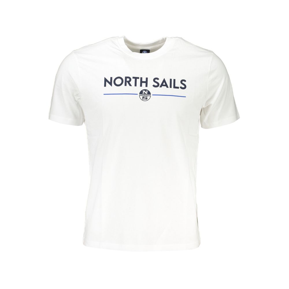 

Белая хлопковая футболка North Sails