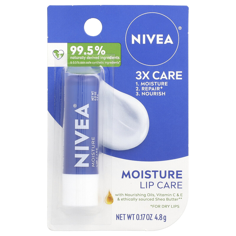 Nivea, Увлажняющее средство для губ, 4,8 г (0,17 унции) — фото 2
