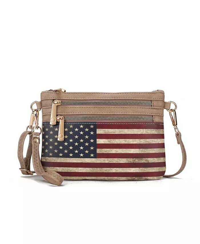 

Сумка через плечо Alisson Patriotic от Mia K Mkf Collection, бежевый