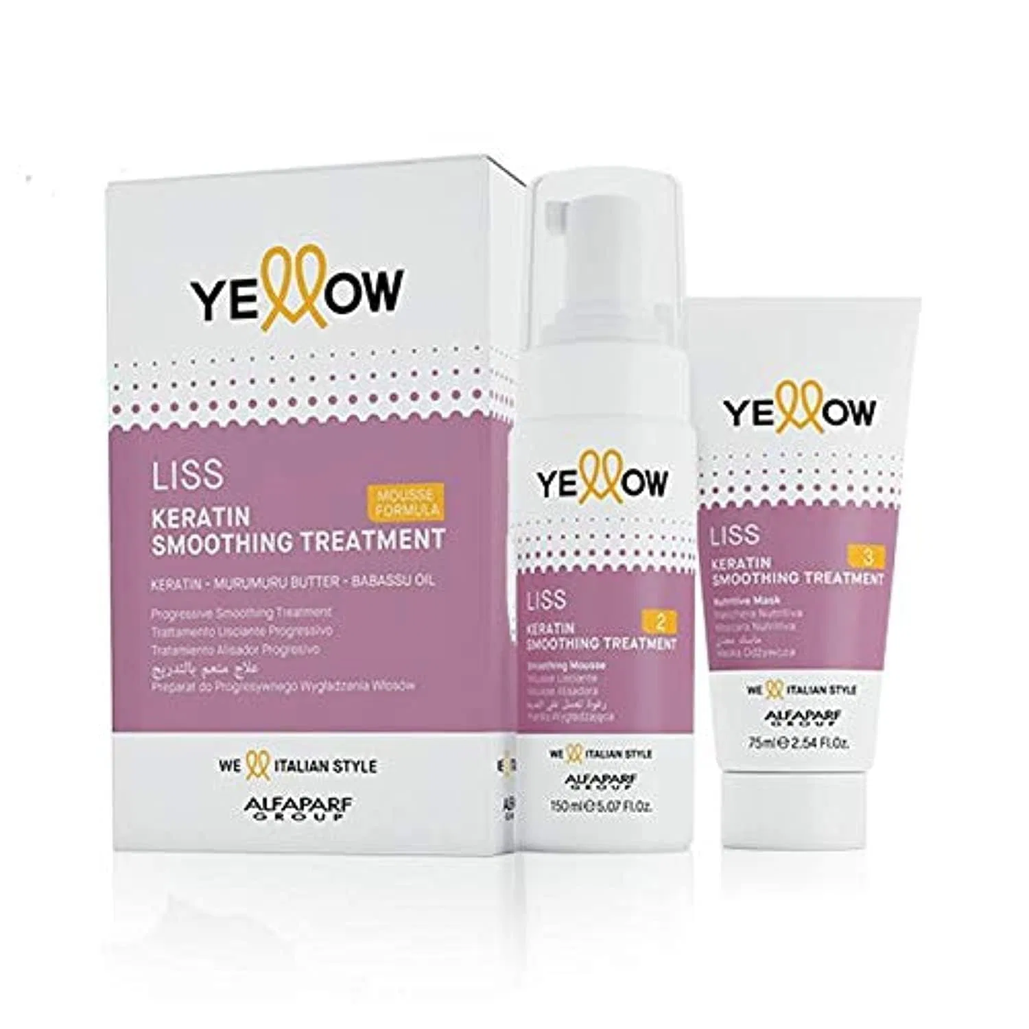 Кератиновое выпрямляющее средство Yellow Liss Alfaparf Milano