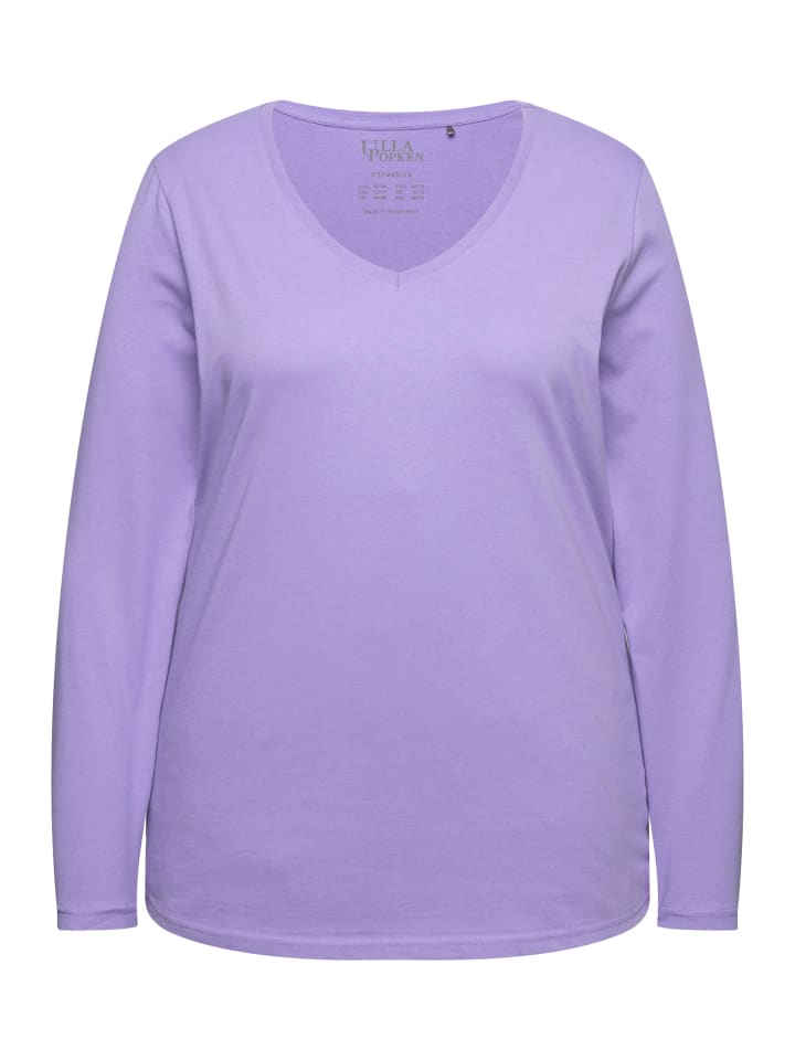 

Футболка Ulla Popken Shirt, цвет blaues flieder