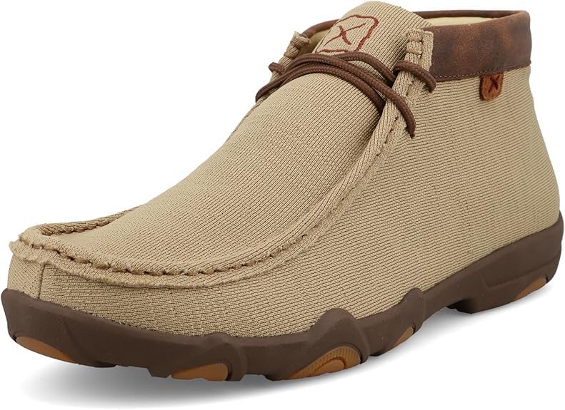 

Мокасины для вождения Twisted X Men's Chukka UltraLite X Bomber, коричневый/хаки