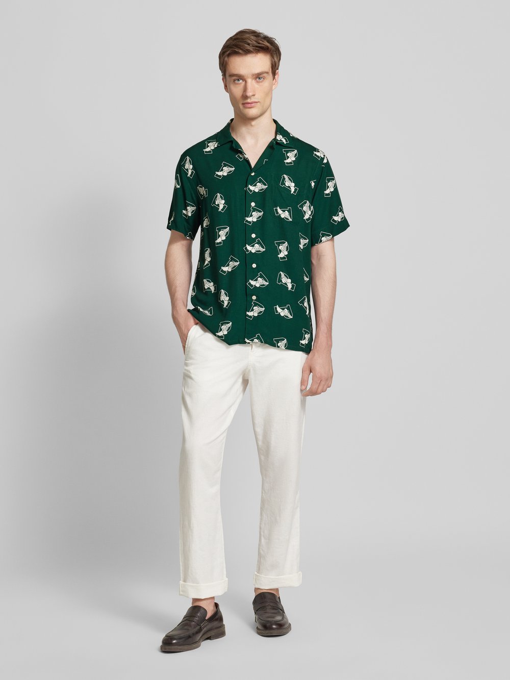 

Повседневная рубашка Classic Fit с принтом Polo Ralph Lauren
