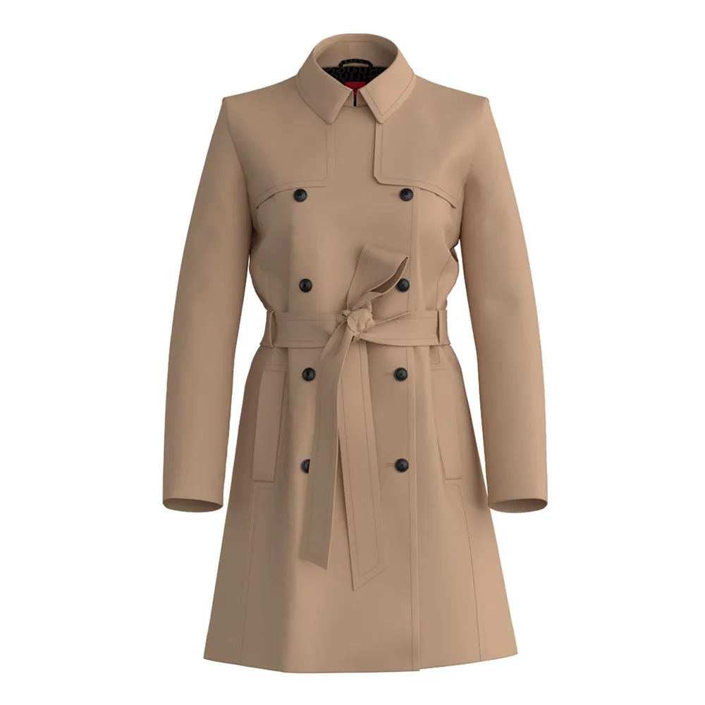 

Пальто HUGO Makares 1, бежевый