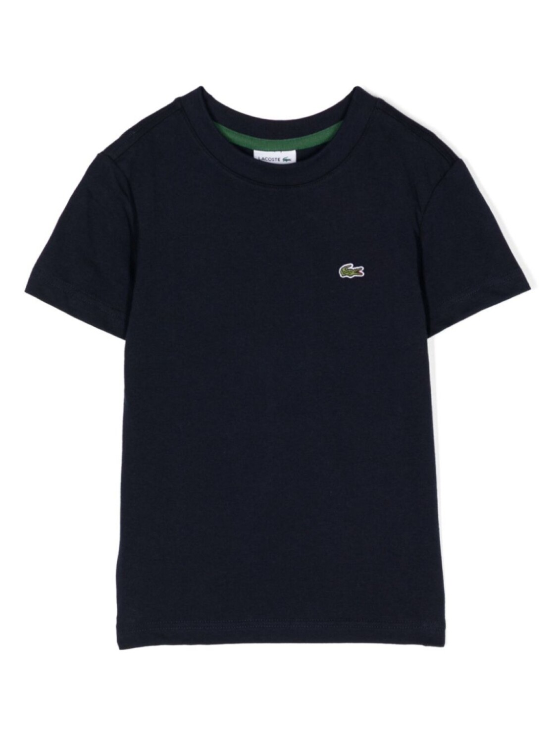 

Футболка с нашивкой-логотипом Lacoste Kids, синий