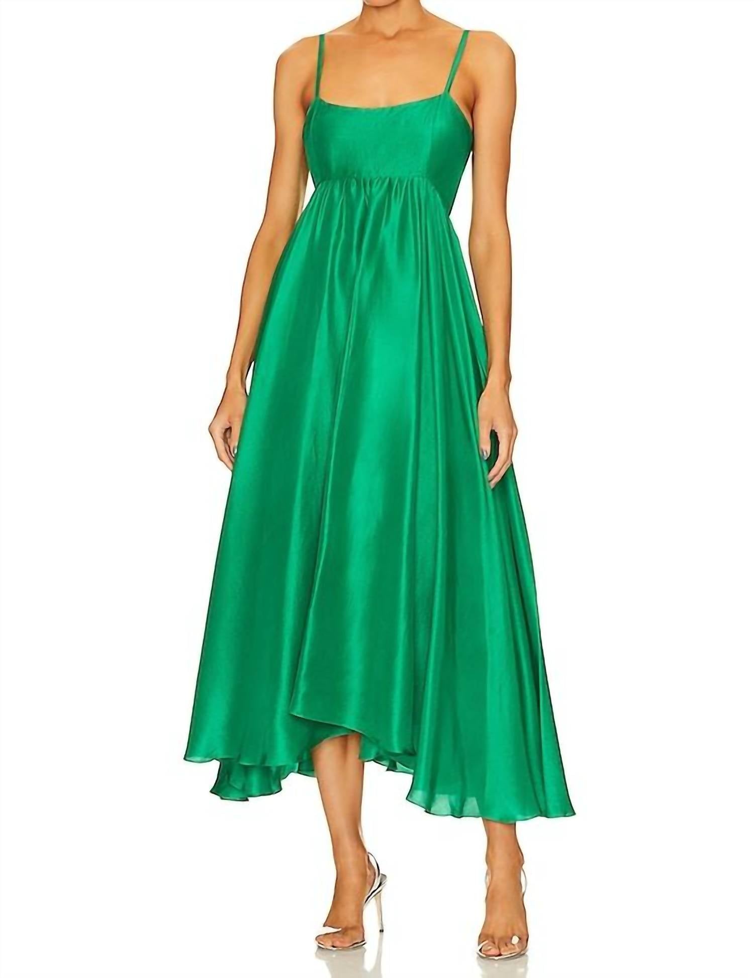 

Женское платье Rachel Raw в цвете клевер AZEEZA, Clover